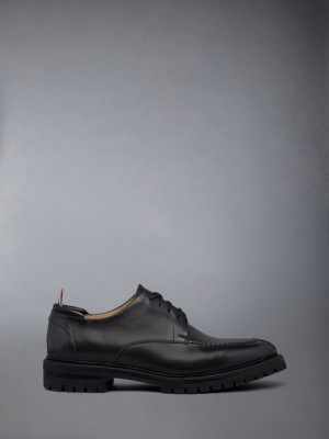 Thom Browne Classic Calf Commando Sole Apron Stitch Derby Uomo Scarpe Oxford Nere | MYI47U28342