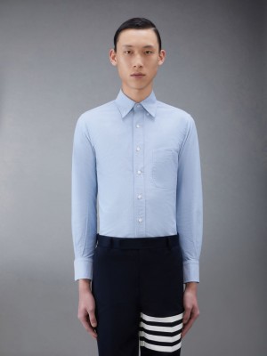 Thom Browne Classic Oxford Button-Down Uomo Camicie Blu | QCN56S29351