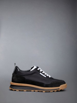 Thom Browne Tech Nylon Alumni Donna Sneakers Nere | ELN33O40695