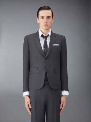 Thom Browne Twill High Armhole Sport Uomo Cappotti Grigie | CKW86I75666