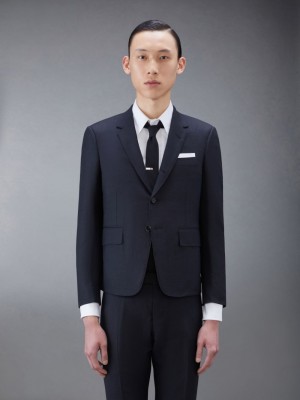 Thom Browne Twill High Armhole Suit and Tie Uomo Cappotti Grigie | MDG31U57567