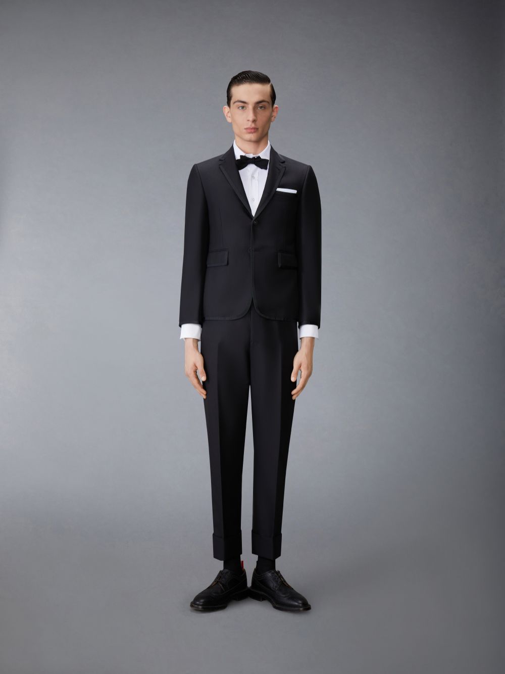 Thom Browne 2PLY MOHAIR CLASSIC TUXEDO Uomo Cappotti Nere | RDW97M96480