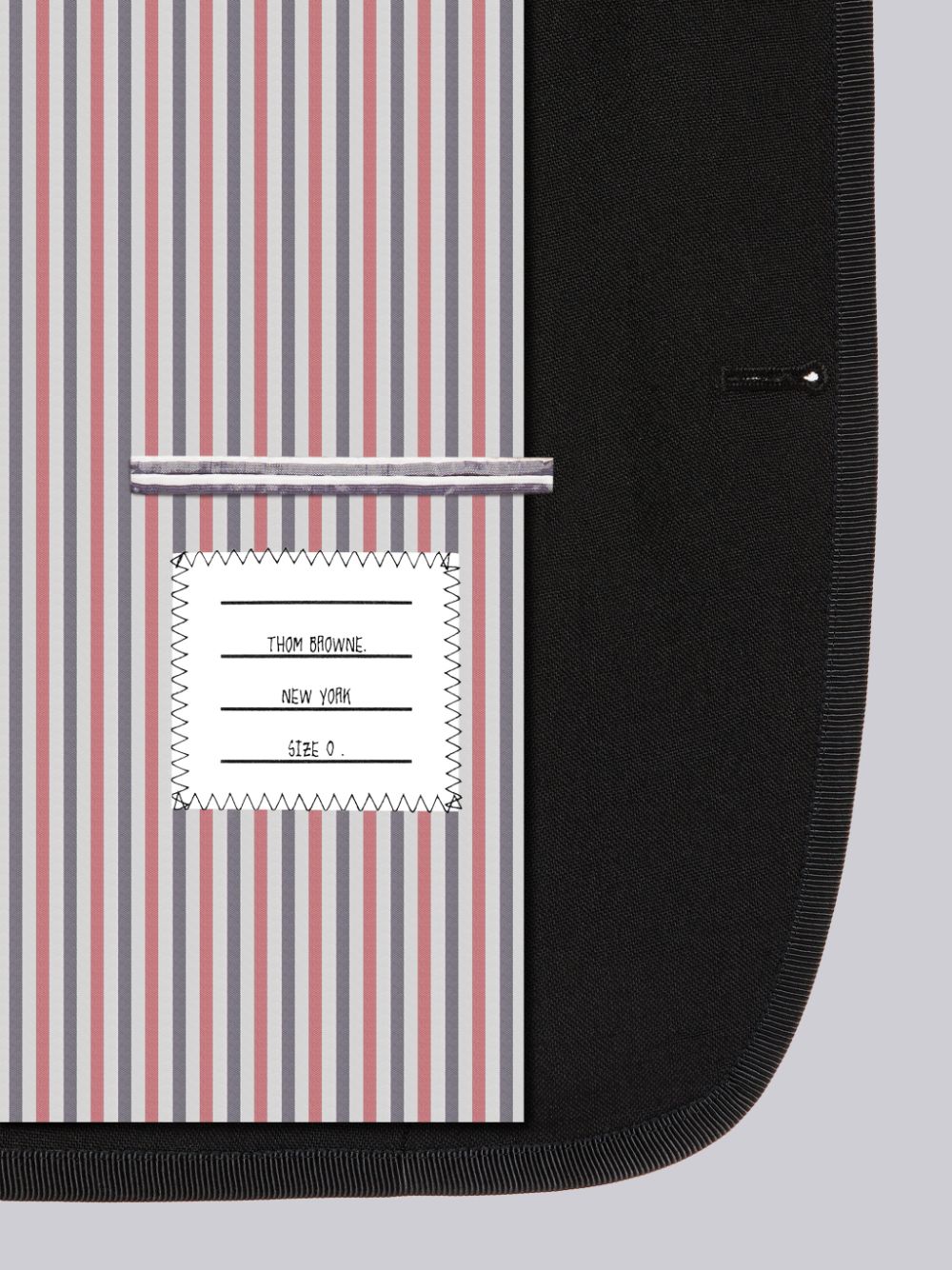 Thom Browne 3-Ply Wool Mohair Tipping Shrunken Patch Pocket Uomo Cappotti Nere | QBD15P05575