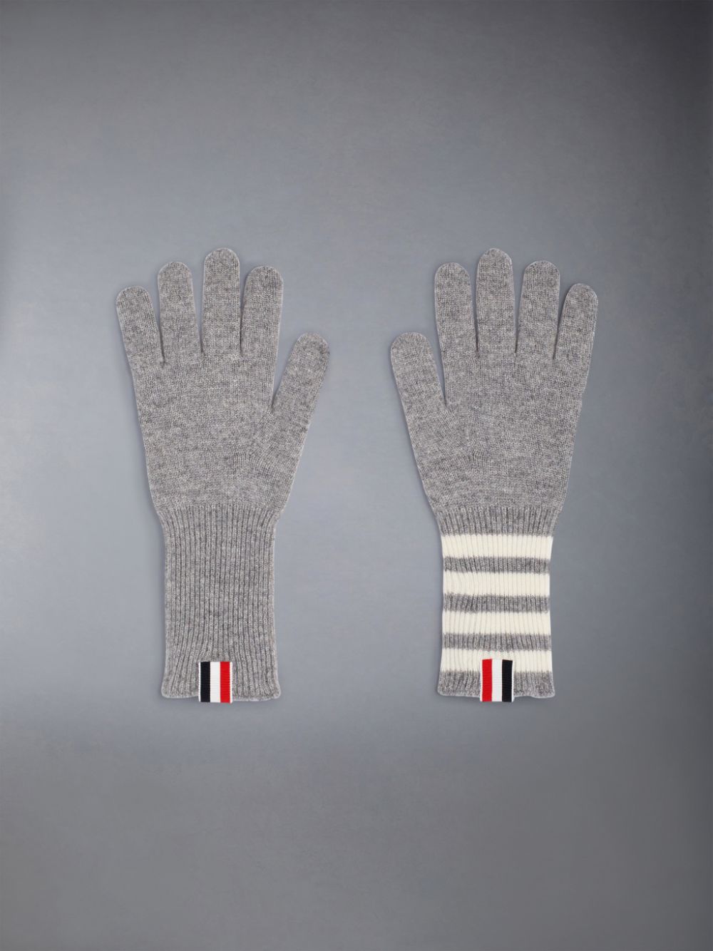 Thom Browne 4-Bar Cashmere Uomo Guanti Grigie | RAD19W54592