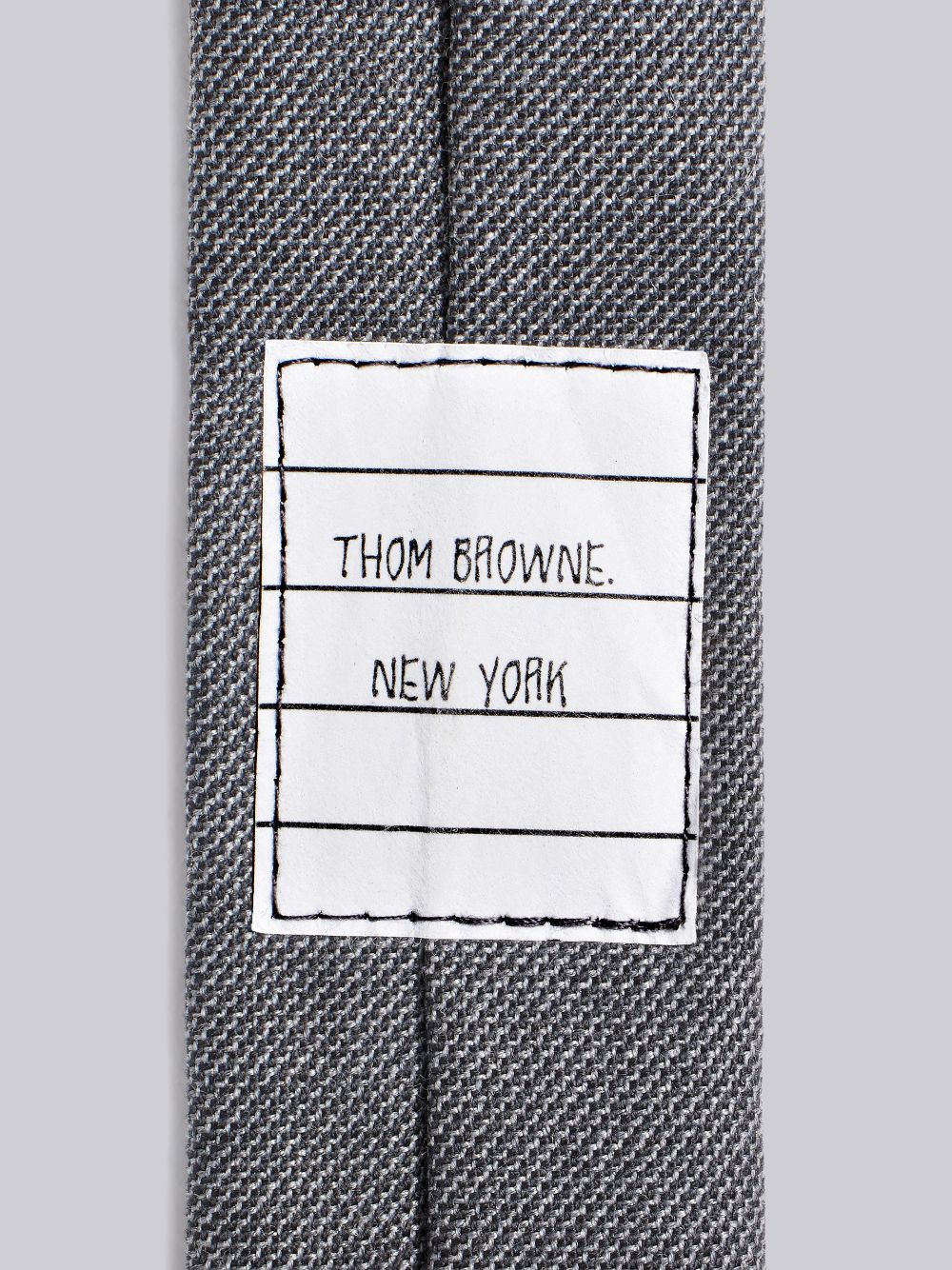 Thom Browne 4-Bar pointed Uomo Cravatte Grigie | CCV97I57191