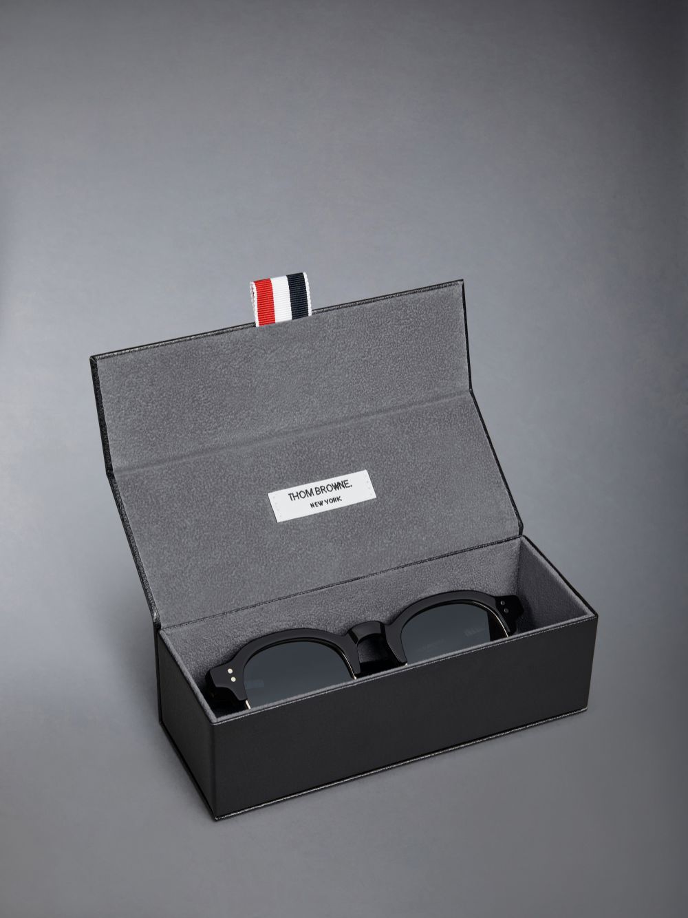 Thom Browne Acetate And Titanium Oval Uomo Occhiali da Sole Nere | WRM94Z88590