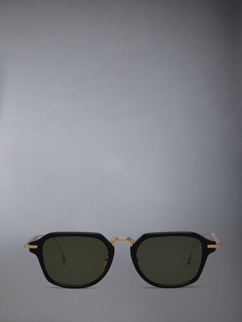 Thom Browne Acetate And Titanium Rectangular Uomo Occhiali da Sole Nere | LIO96P06203