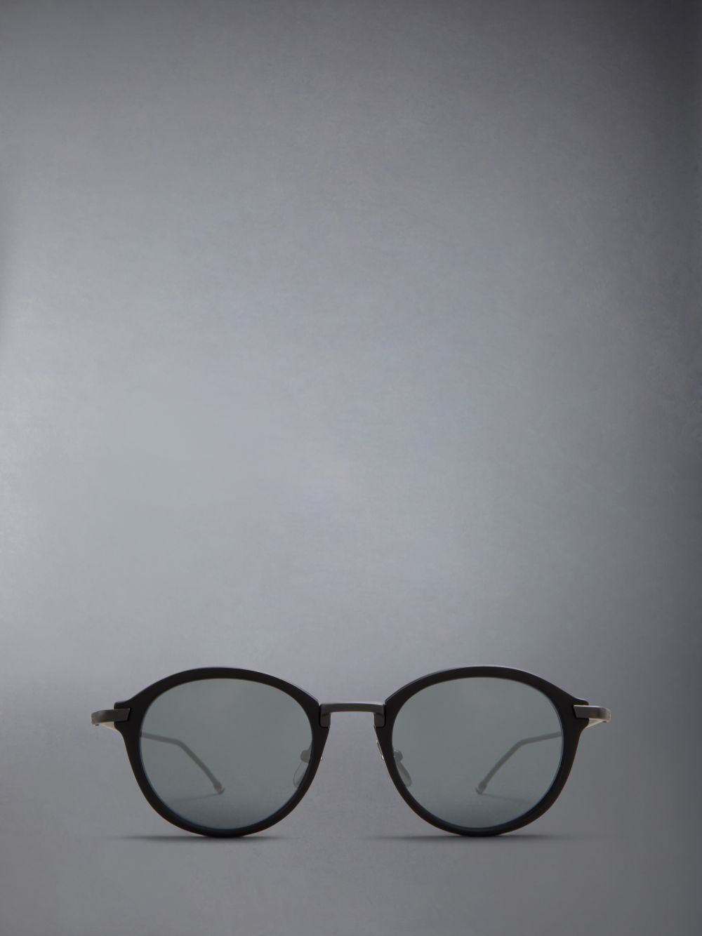 Thom Browne Acetate And Titanium Round Uomo Occhiali da Sole Nere | QOM93M21006