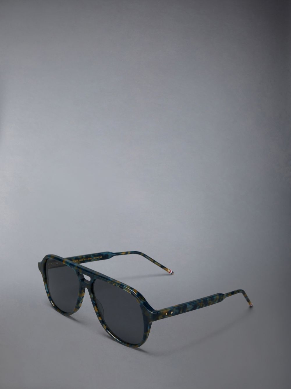 Thom Browne Acetate Aviator Uomo Occhiali da Sole Blu Marino | BJP18O69429