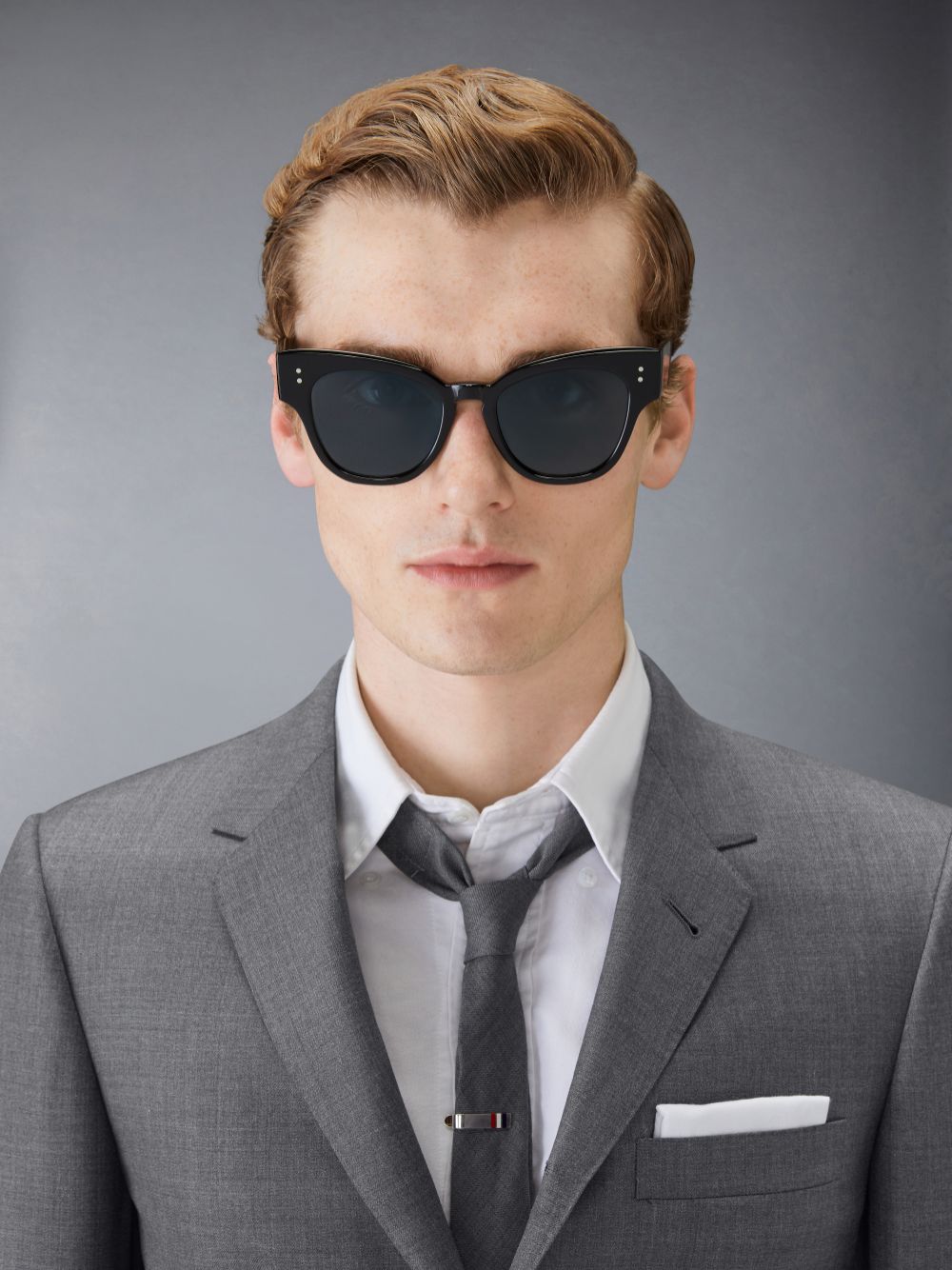 Thom Browne Acetate Cateye Uomo Occhiali da Sole Nere | WCZ27R19307