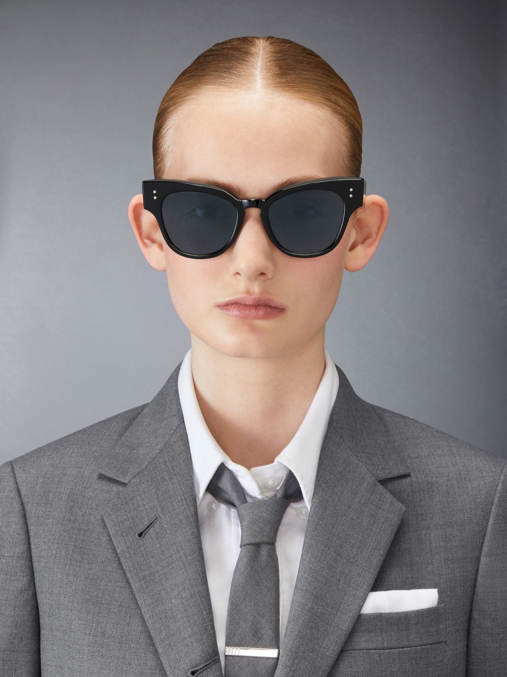 Thom Browne Acetate Cateye Uomo Occhiali da Sole Nere | WCZ27R19307