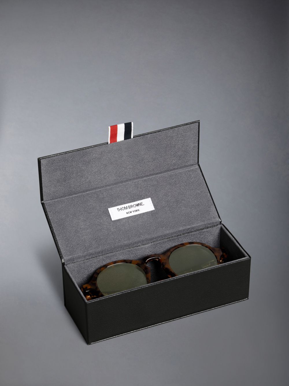 Thom Browne Acetate Round Uomo Occhiali da Sole Marroni Scuro | BPC08L31535