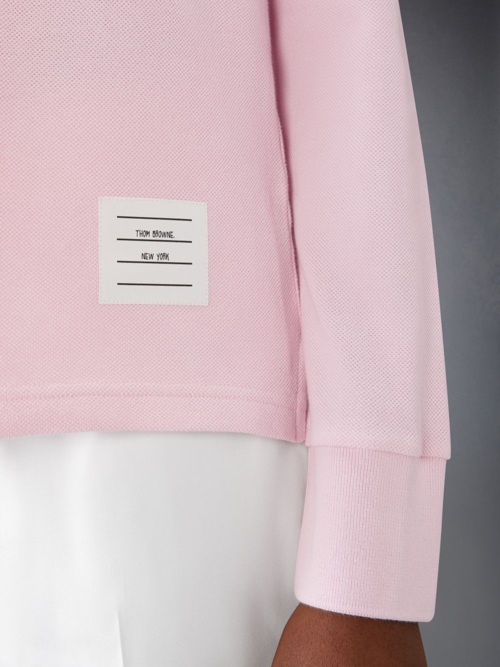 Thom Browne CLASSIC PIQUE 4-BAR Donna Polo Rosa | KCX77X99210