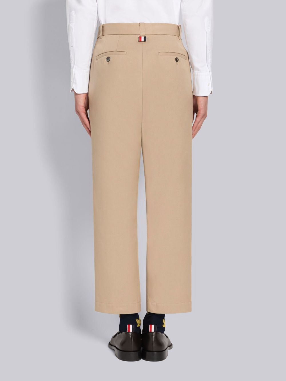 Thom Browne COTTON TWILL DOUBLE WELT POCKET STRAIGHT LEG Uomo Pantaloni Marroni | IPB03V34592