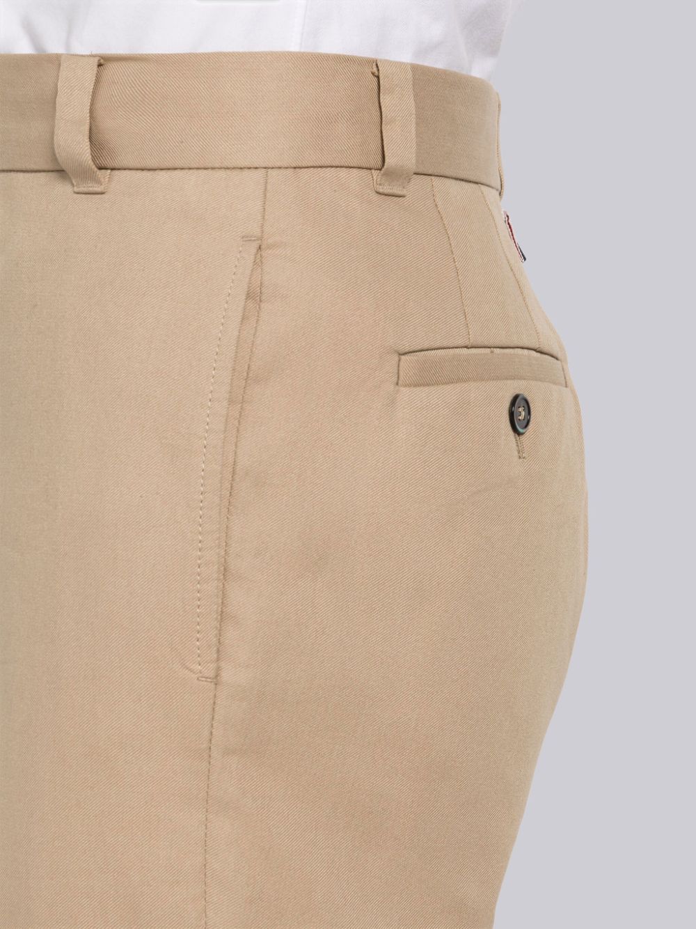 Thom Browne COTTON TWILL DOUBLE WELT POCKET STRAIGHT LEG Uomo Pantaloni Marroni | IPB03V34592