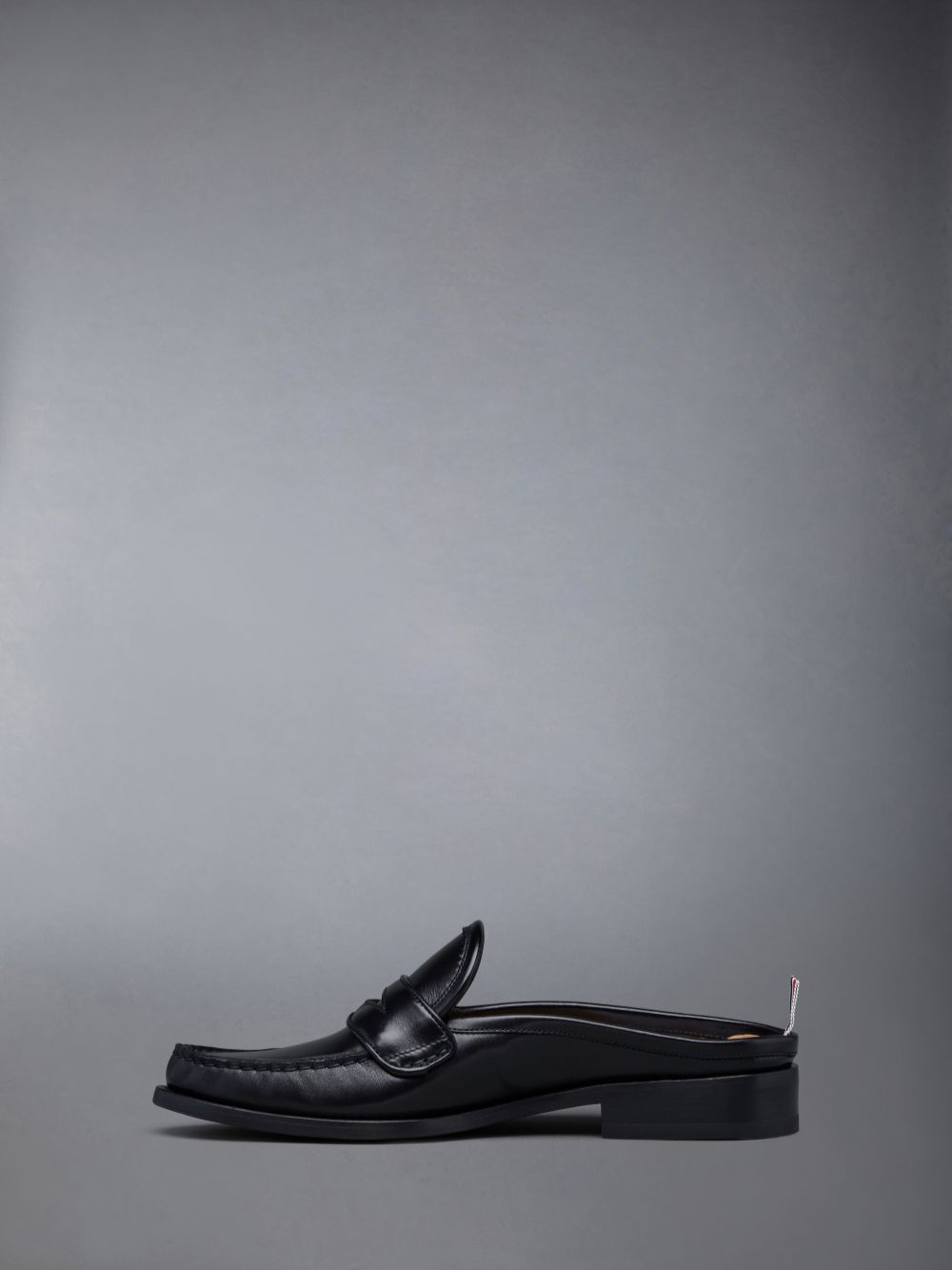 Thom Browne Calf Flexible Leather Sole Pleated Penny Uomo Mocassini Nere | XUV06U23717