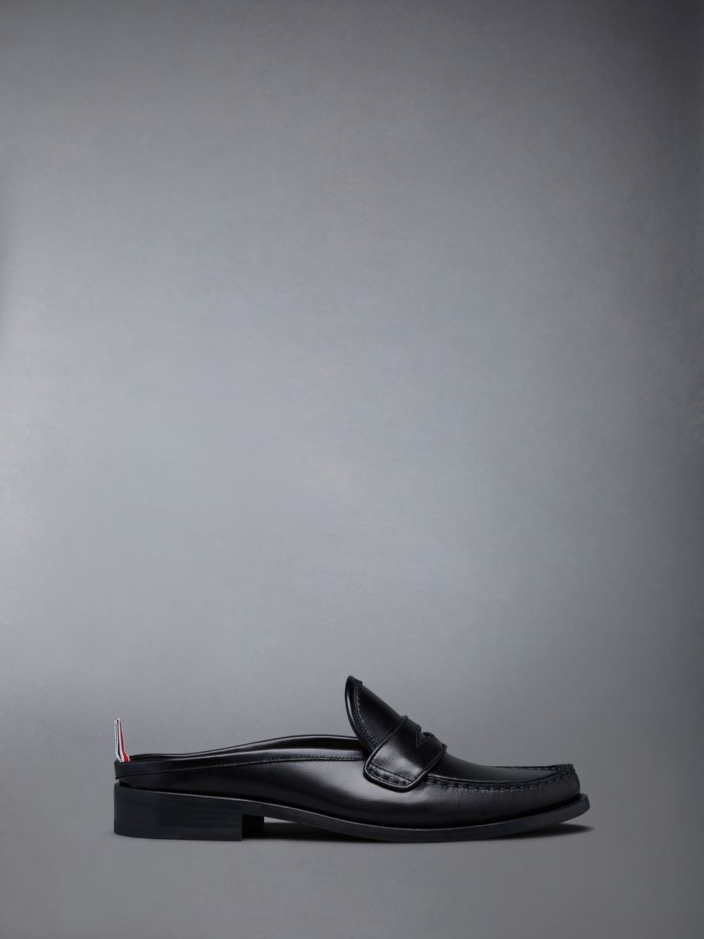 Thom Browne Calf Flexible Leather Sole Pleated Penny Uomo Mocassini Nere | XUV06U23717