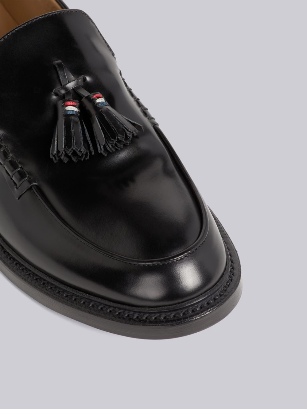 Thom Browne Calf Leather Tassel Uomo Mocassini Nere | SAJ24N71668