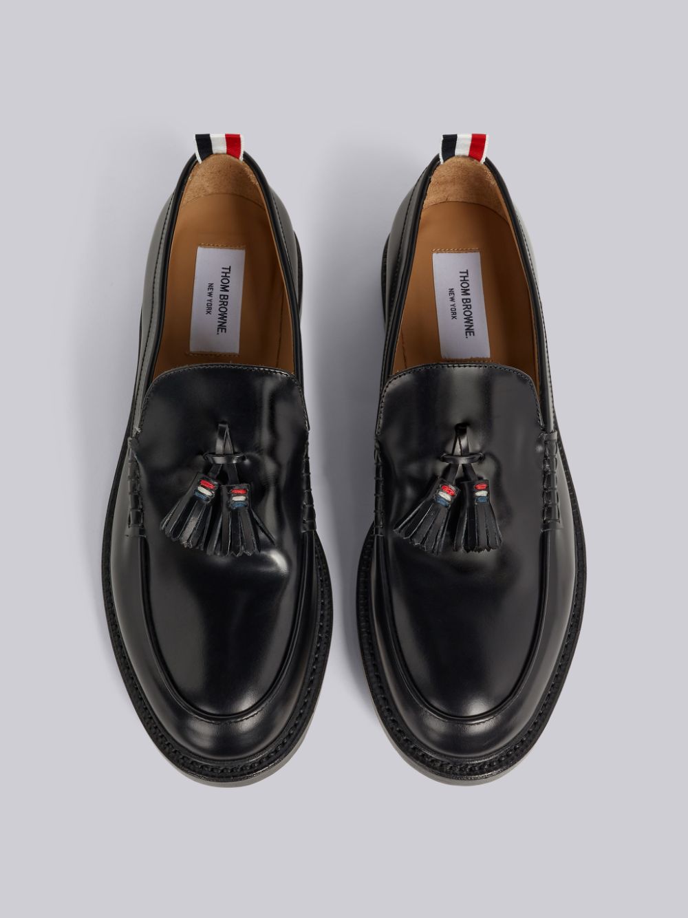 Thom Browne Calf Leather Tassel Uomo Mocassini Nere | SAJ24N71668