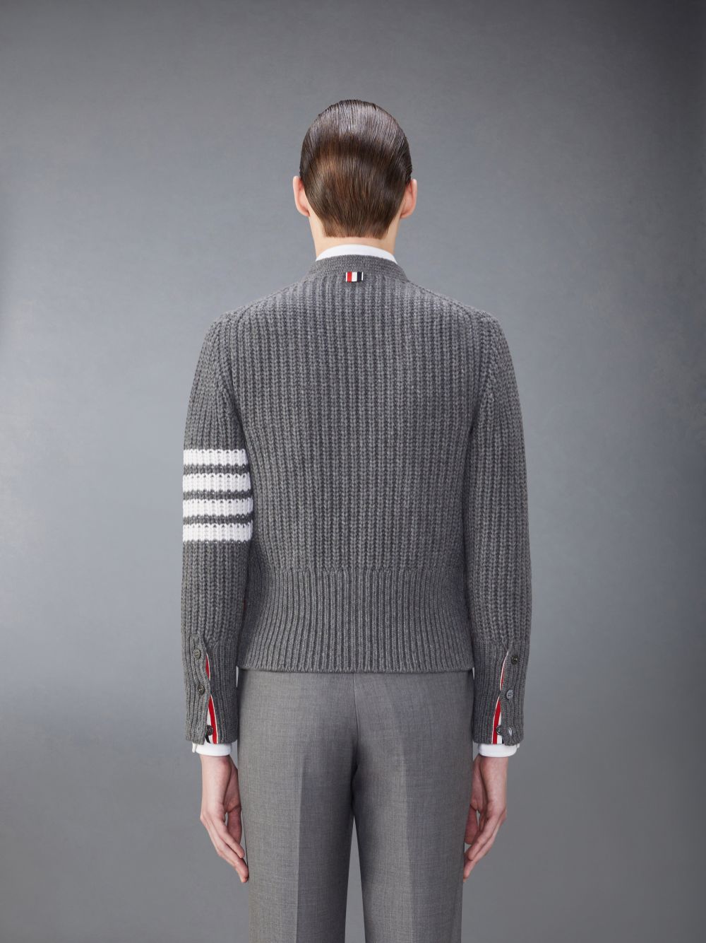 Thom Browne Cashmere 4-Bar Classic Uomo Cardigan Grigie | UDS91V10532