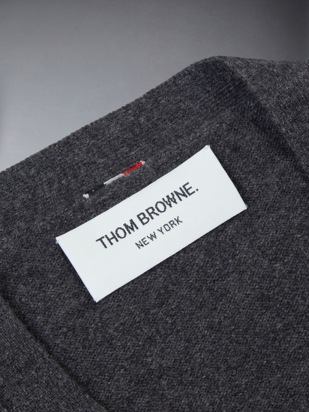 Thom Browne Cashmere 4-Bar V-neck Ragazza Cardigan Grigie | JQH05L70513