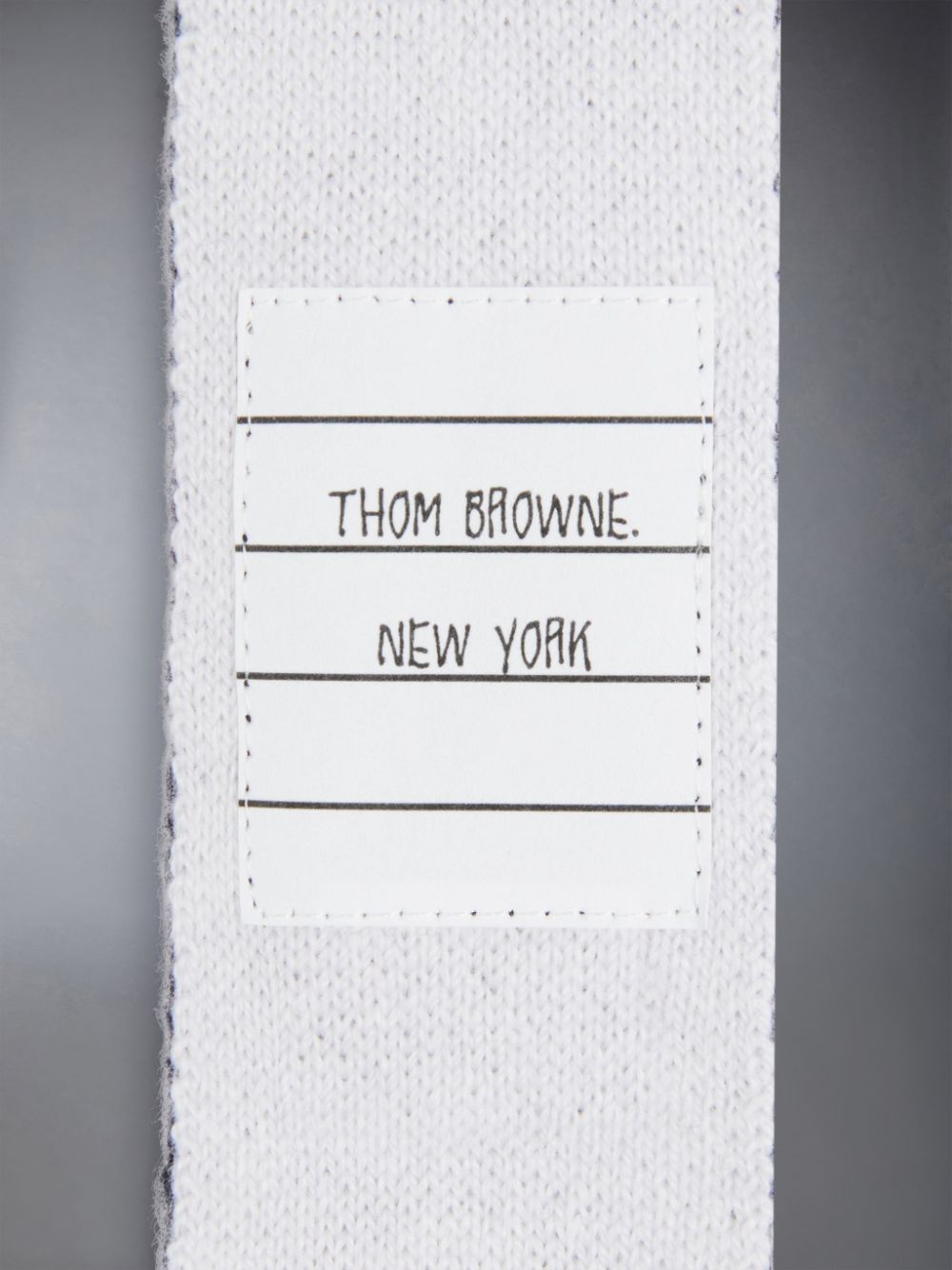 Thom Browne Cashmere Knit 4-Bar Donna Cravatte Blu Marino | ASX54T53969