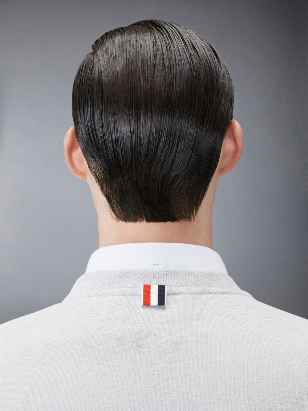 Thom Browne Classic Loopback 4-Bar Uomo Felpe Grigie | QWG24O18645