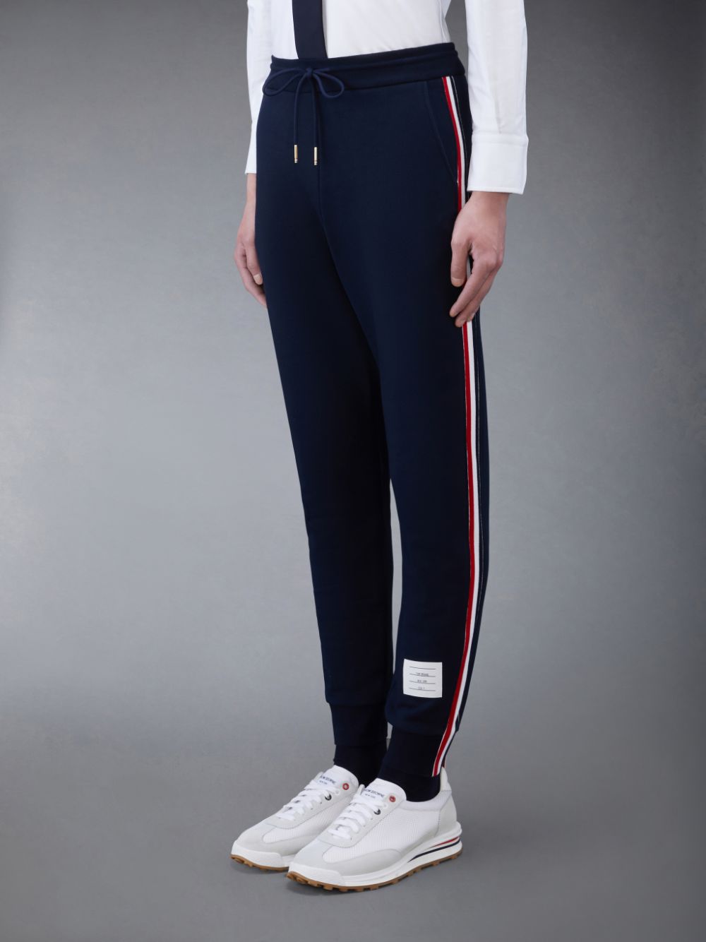 Thom Browne Classic Loopback Stripe Uomo Pantaloni Tuta Blu | FFO57V31452