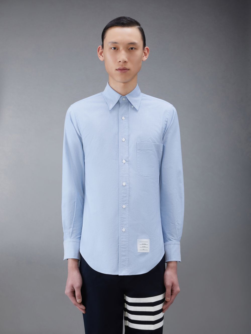 Thom Browne Classic Oxford Button-Down Uomo Camicie Blu | QCN56S29351