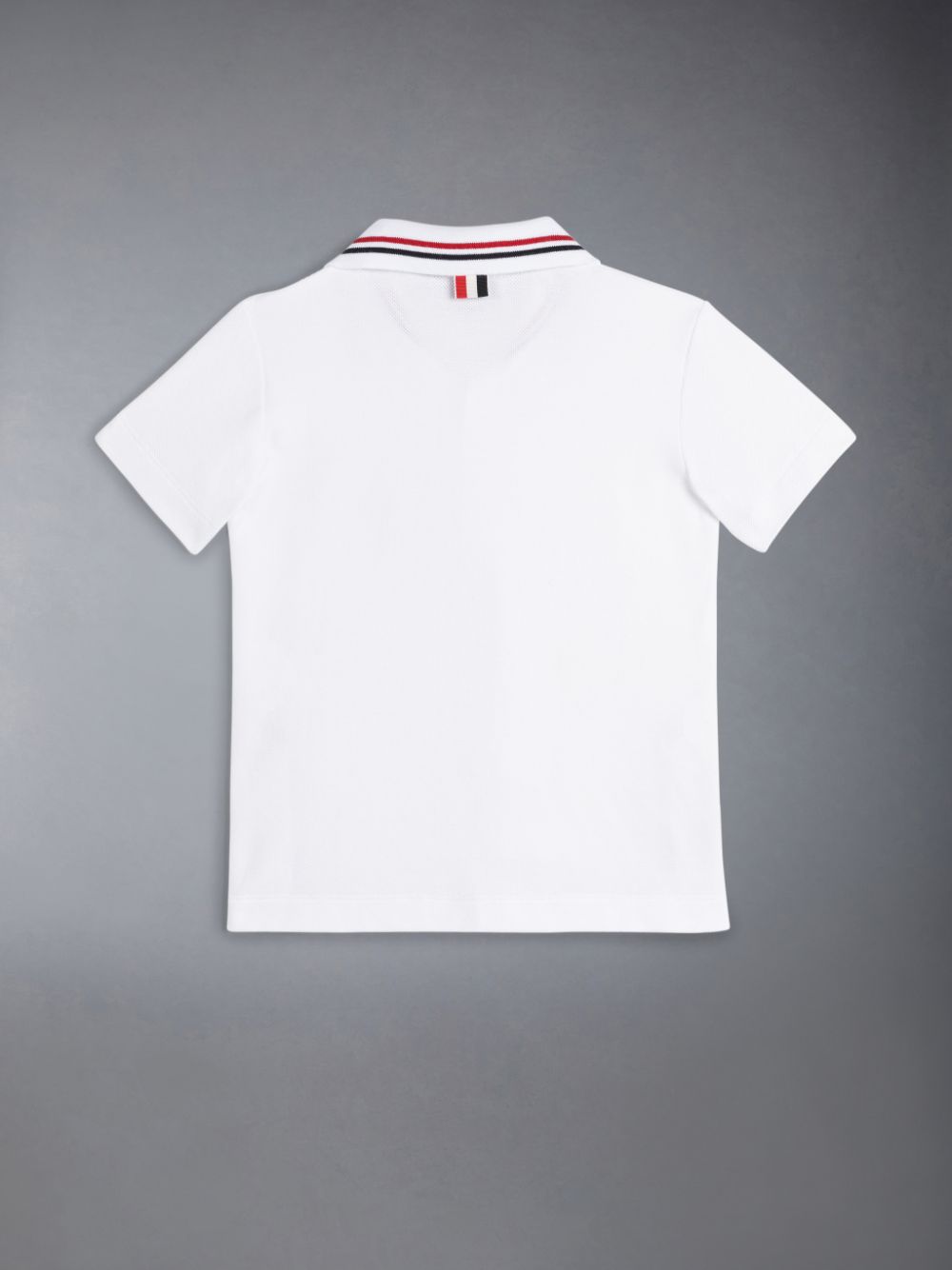 Thom Browne Classic Pique Ragazzo Polo Bianche | JFE22F87769