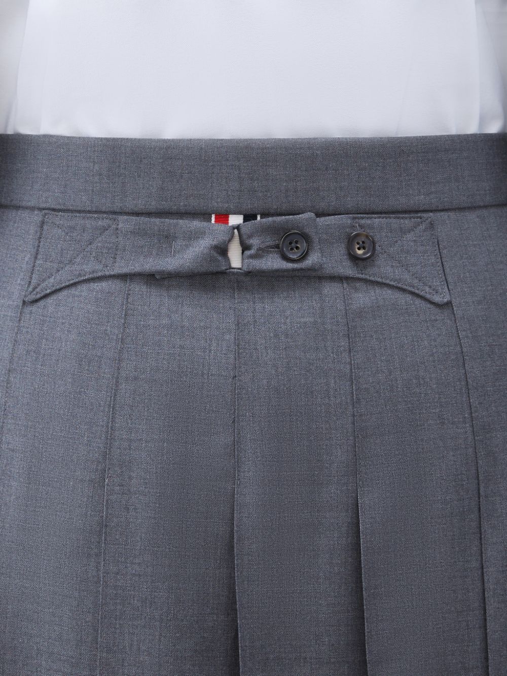 Thom Browne Classic Twill Pleated Uomo Gonne Grigie | QGL05O02053