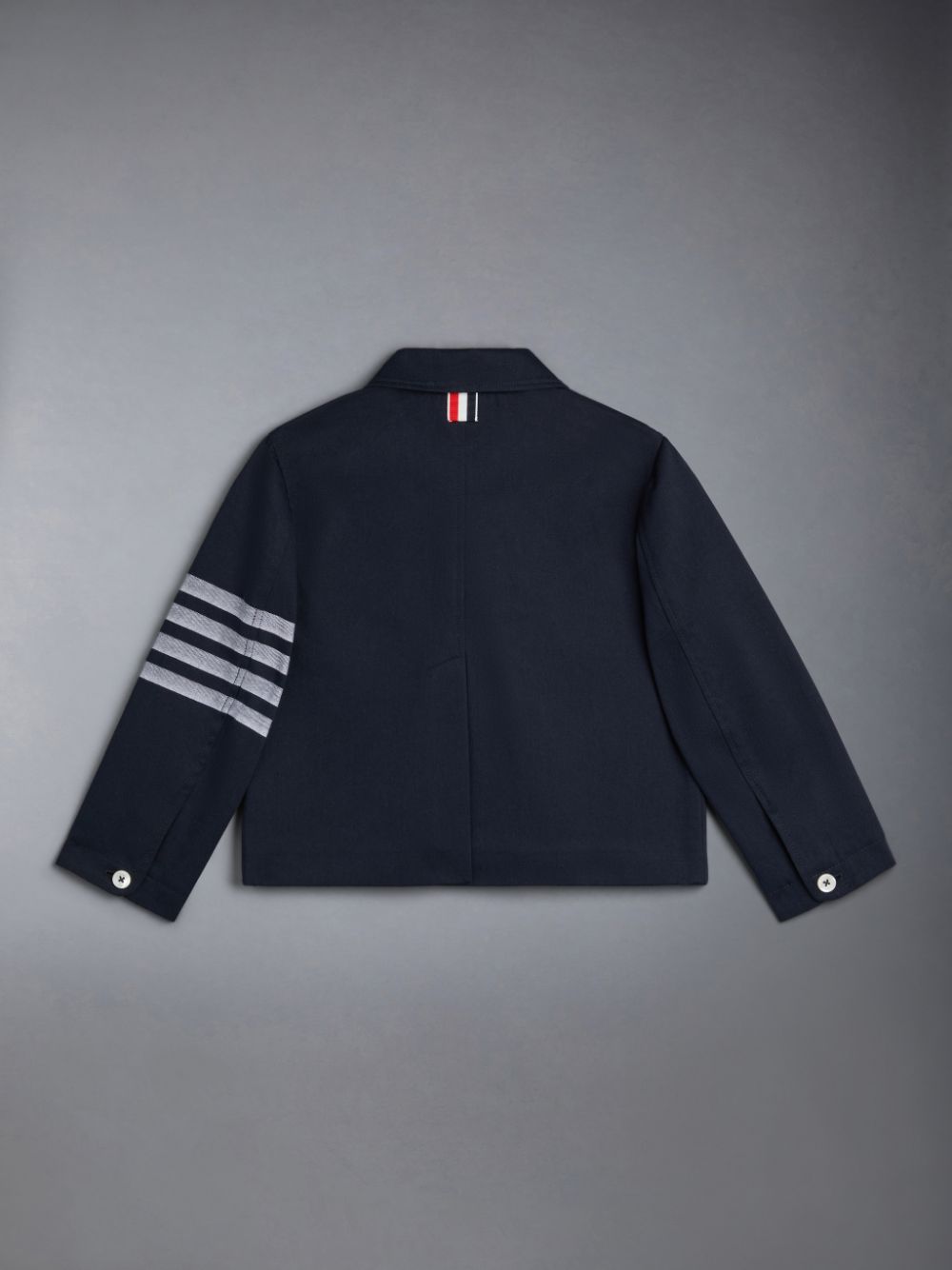 Thom Browne Cotton 4-Bar Ragazzo Giacche Blu | ISW65N86017