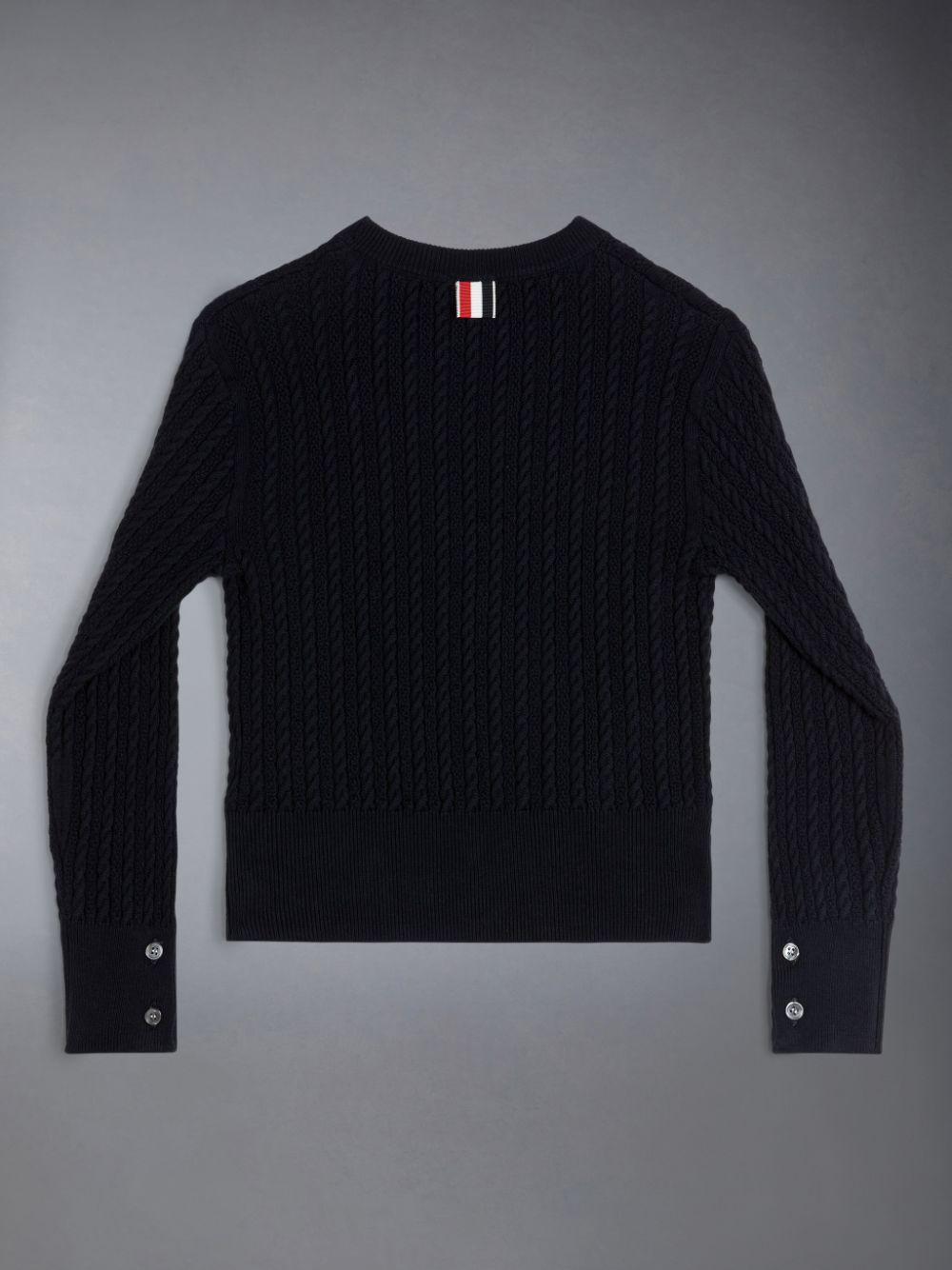 Thom Browne Cotton Cable Knit Ragazzo Pullover Nere | DYO97V03296