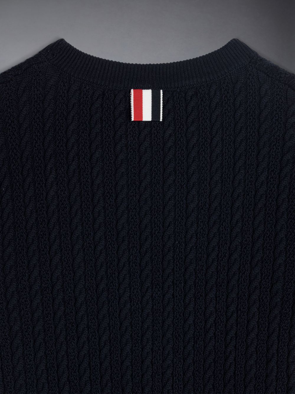 Thom Browne Cotton Cable Knit Ragazzo Pullover Nere | DYO97V03296