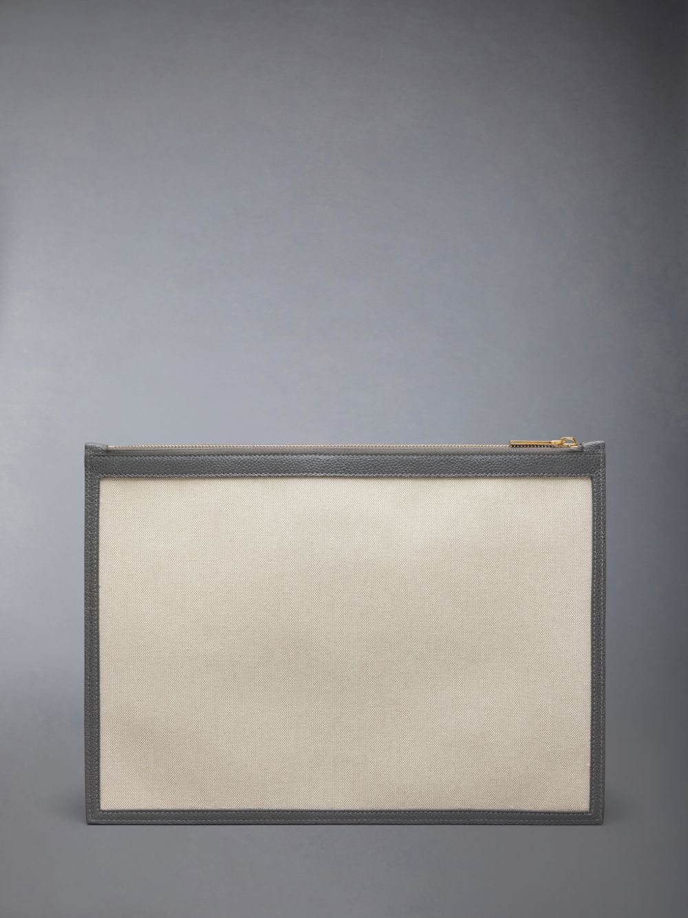 Thom Browne Cotton Canvas Medium Uomo Pochette Beige | RPJ03B27024