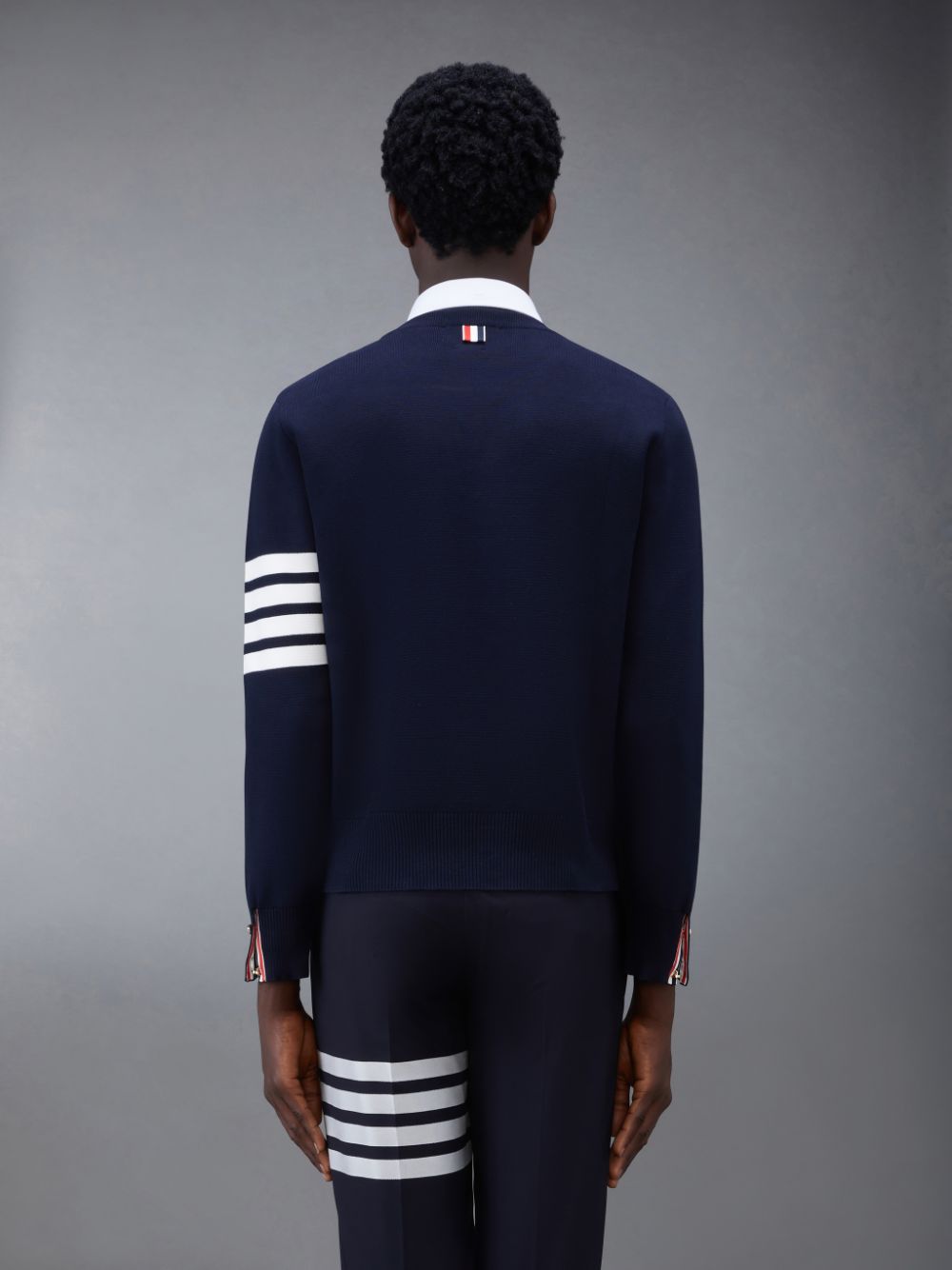 Thom Browne Cotton Crepe Uomo Pullover Blu | OXL69V11149