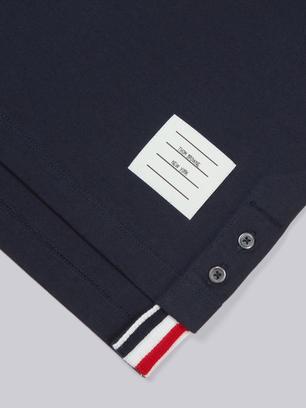 Thom Browne Cotton Jersey Short Sleeve Ragazzo Magliette Blu Marino | NKX75A25903