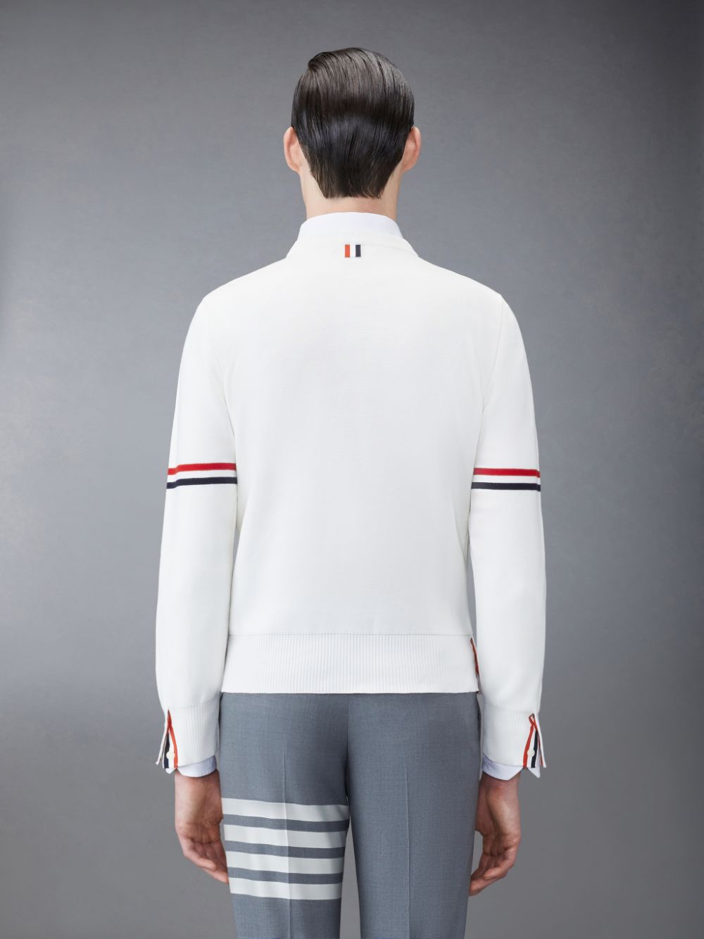 Thom Browne Cotton Milano Stripe Uomo Pullover Bianche | UGV15U21409