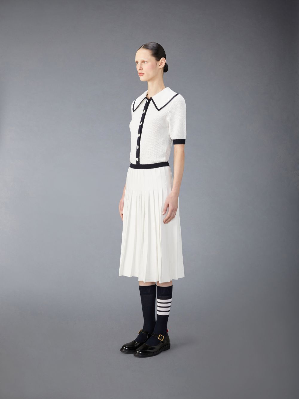 Thom Browne Cotton Pointelle Donna Vestito Bianche | LUS23T21217