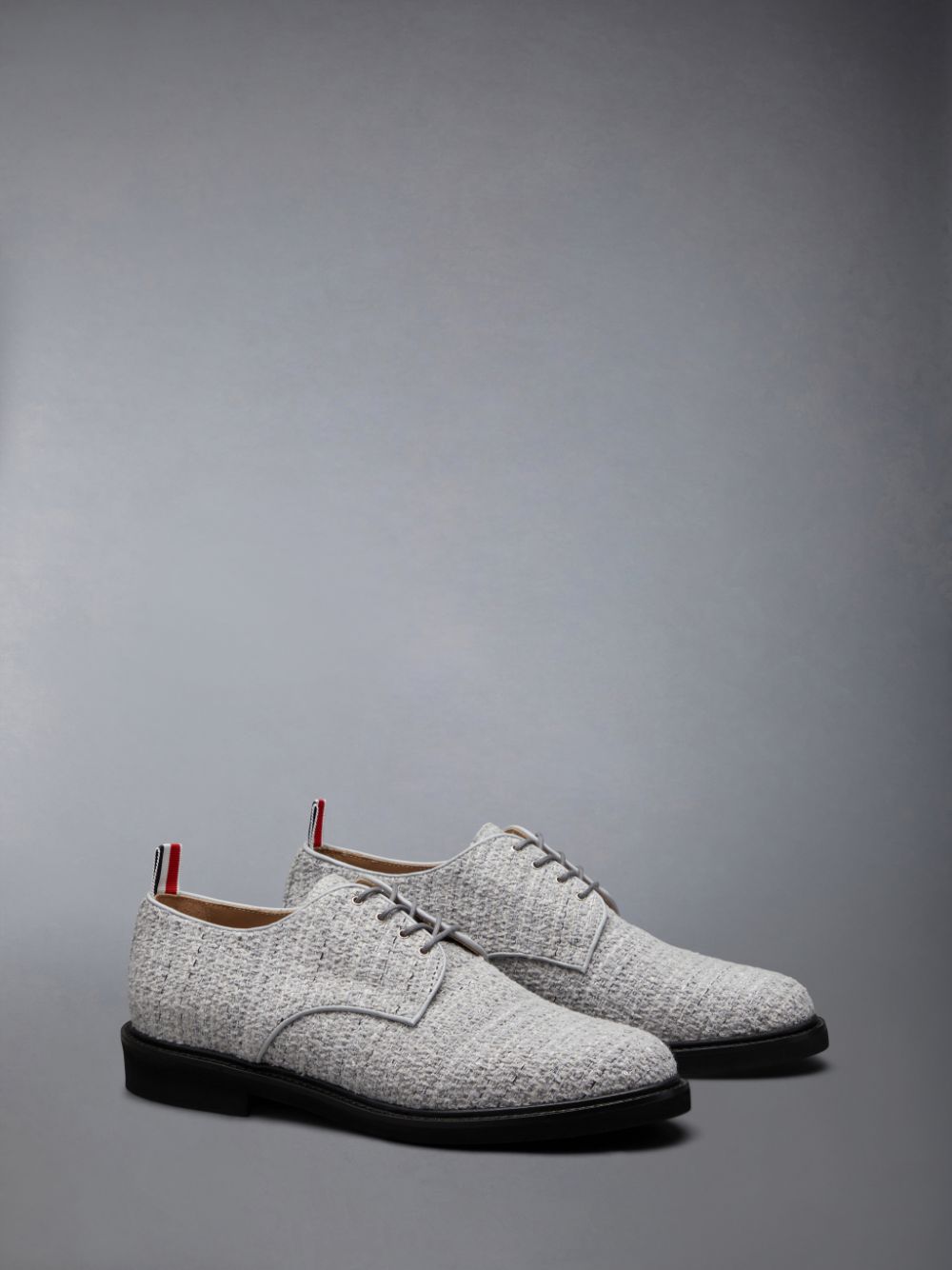 Thom Browne Cotton Tweed Micro Sole Uniform Uomo Scarpe Oxford Grigie | LGY81F96941