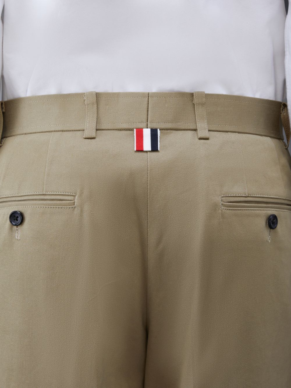 Thom Browne Cotton Twill 4-Bar Chino Uomo Pantaloni Marroni | DIY16C50523