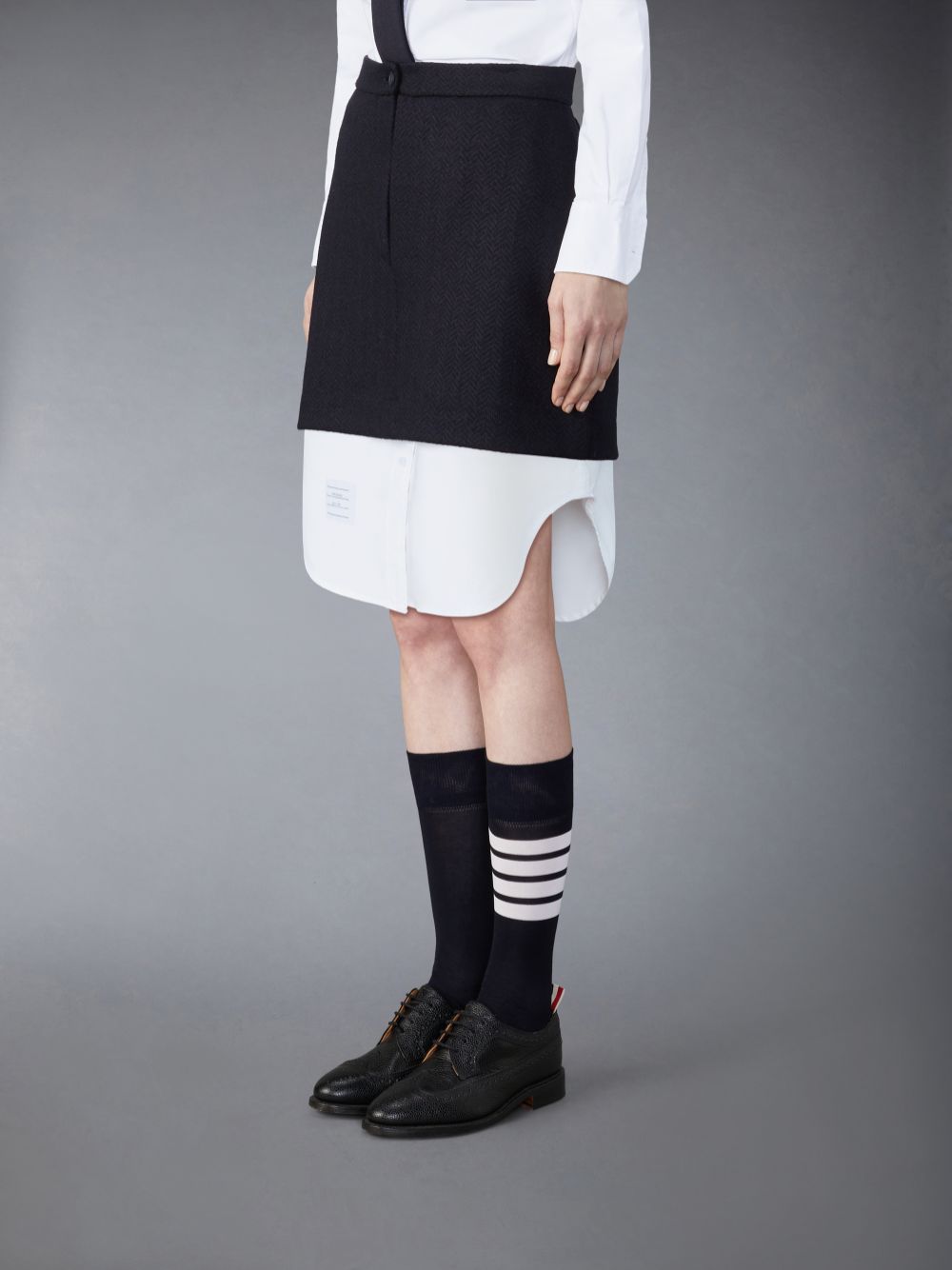 Thom Browne Cotton Wool Mini Donna Gonne Blu | YVN89I27335