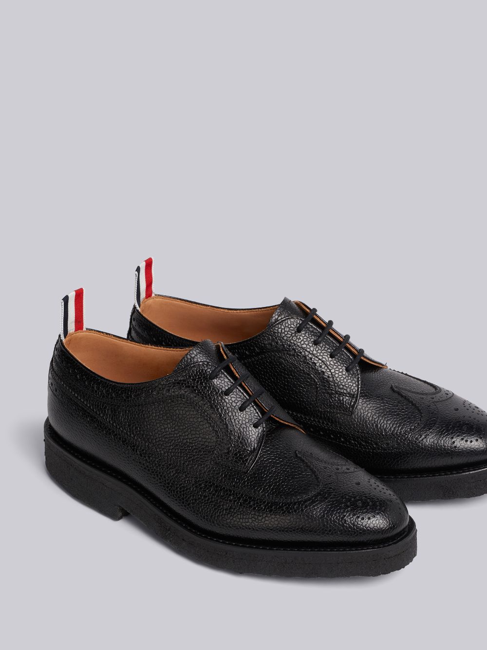 Thom Browne Crepe Sole Longwing Donna Scarpe Brogue Nere | XUS74B38591