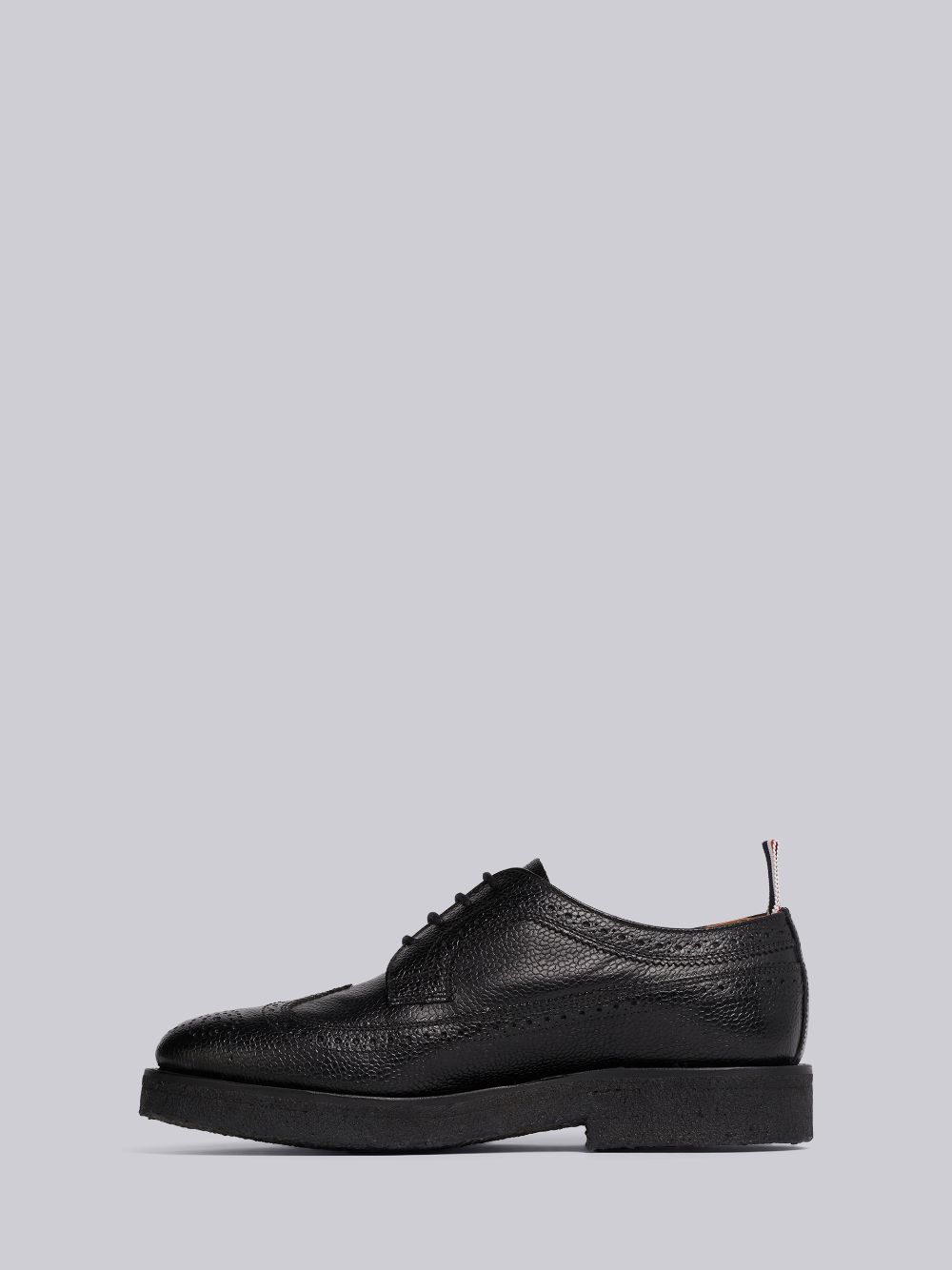 Thom Browne Crepe Sole Longwing Donna Scarpe Brogue Nere | XUS74B38591