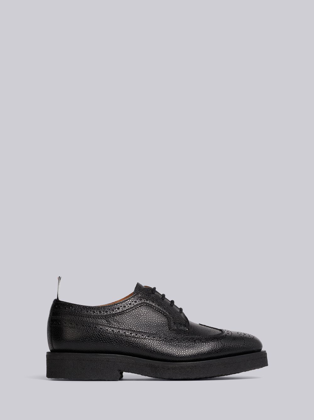 Thom Browne Crepe Sole Longwing Donna Scarpe Brogue Nere | XUS74B38591