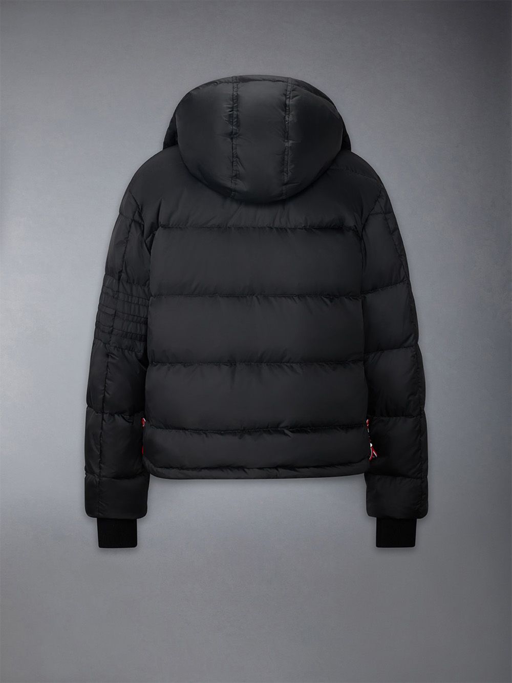 Thom Browne Downfilled 4-bar Hooded Bomber Uomo Giacche Nere | KPU93J16174