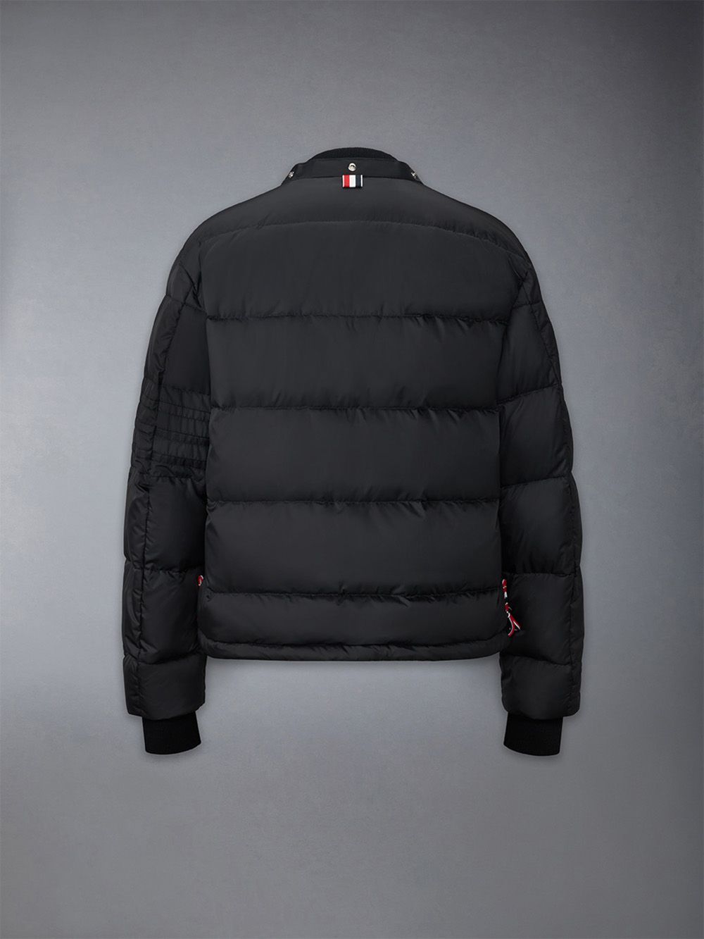 Thom Browne Downfilled 4-bar Hooded Bomber Uomo Giacche Nere | KPU93J16174