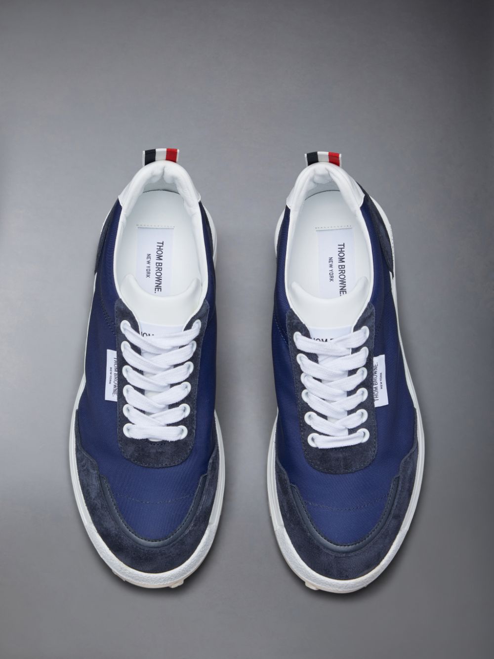 Thom Browne Eco Nylon Alumni Donna Sneakers Blu | SZK93F09904