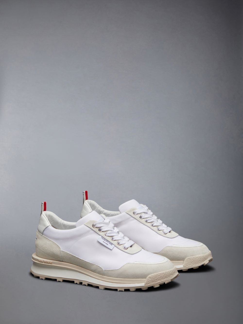 Thom Browne Eco Nylon Alumni Donna Sneakers Bianche | CNF89S94407