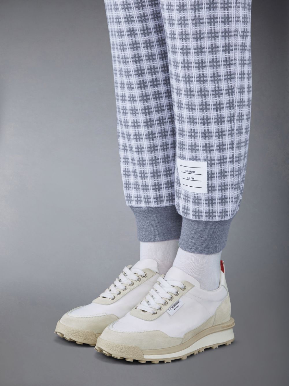 Thom Browne Eco Nylon Alumni Donna Sneakers Bianche | CNF89S94407